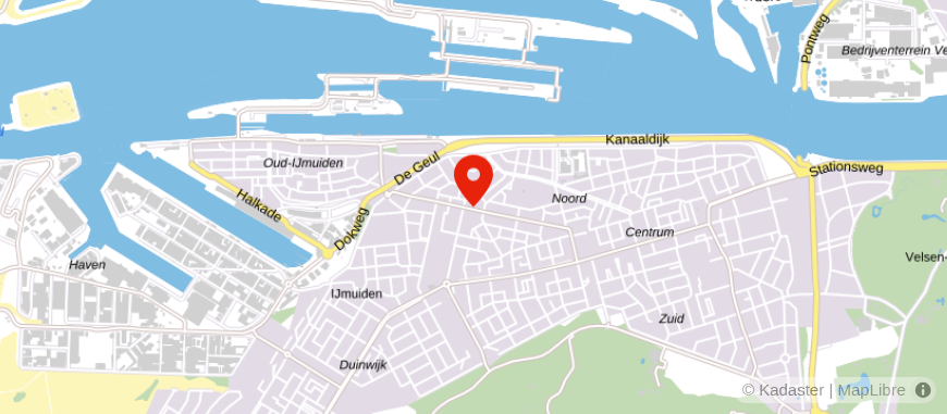 Locatie van Credion IJmuiden