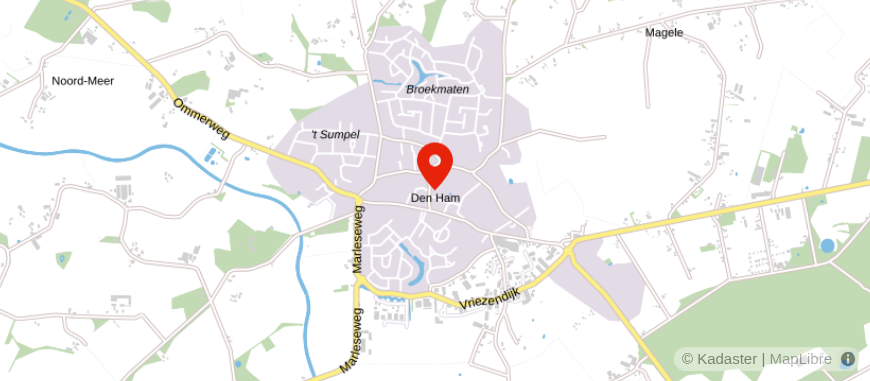 Locatie van AgroFundus B.V.