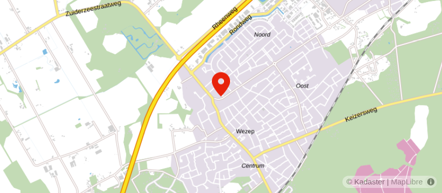 Locatie van Assurantiekantoor Wezep Noord