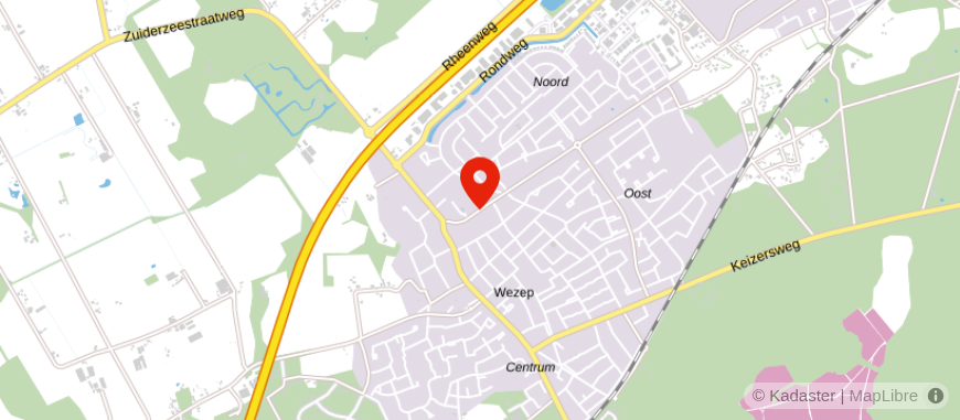 Locatie van VVZ financieel advies centrum