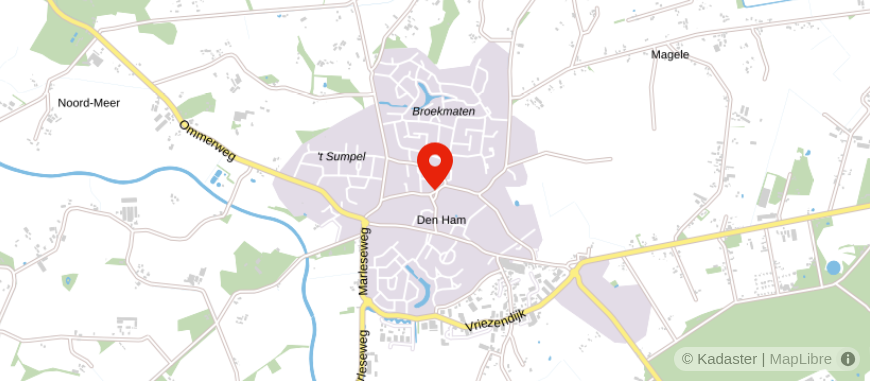 Locatie van Bernhards Financieel Advies