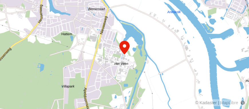 Locatie van Simmer Advies BV