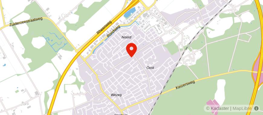 Locatie van Administratiekantoor Koele
