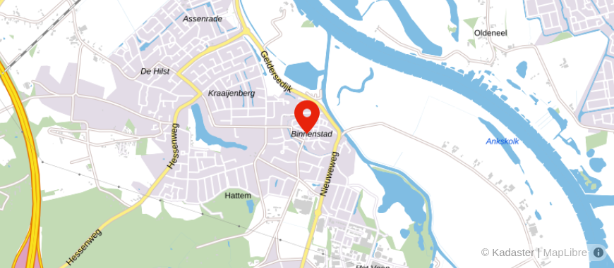 Locatie van Veldsink - Bultman & Hartholt