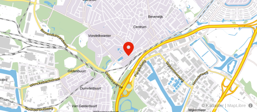 Locatie van Quintes Beverwijk