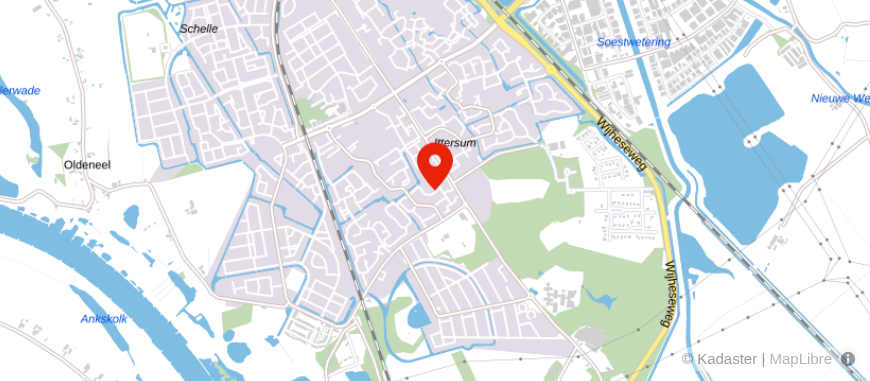 Locatie van Financieel Adviesbureau Huess