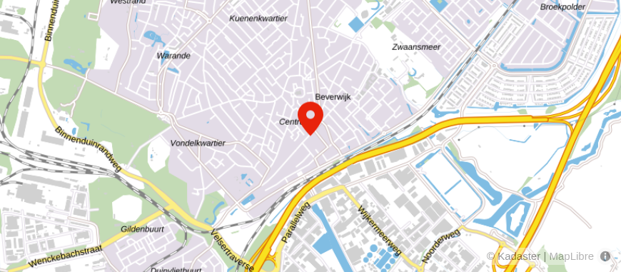 Locatie van GeldXpert Beverwijk B.V. &  Gijzen Assurantiën
