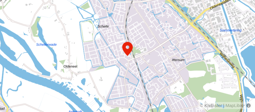 Locatie van Taxatheek Zwolle