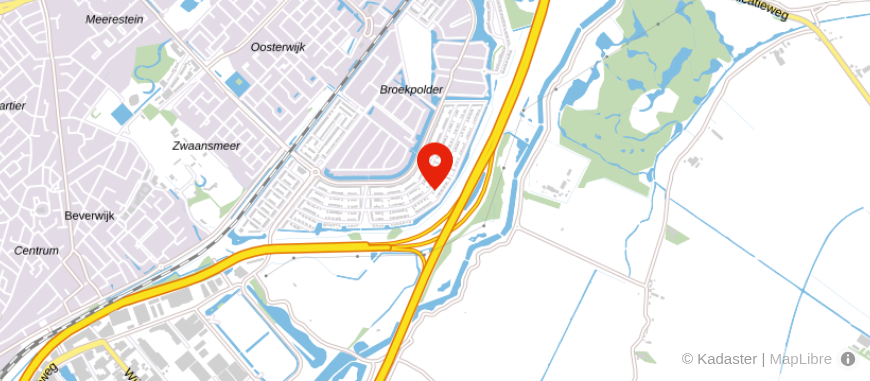 Locatie van Financiële Meesters Beverwijk