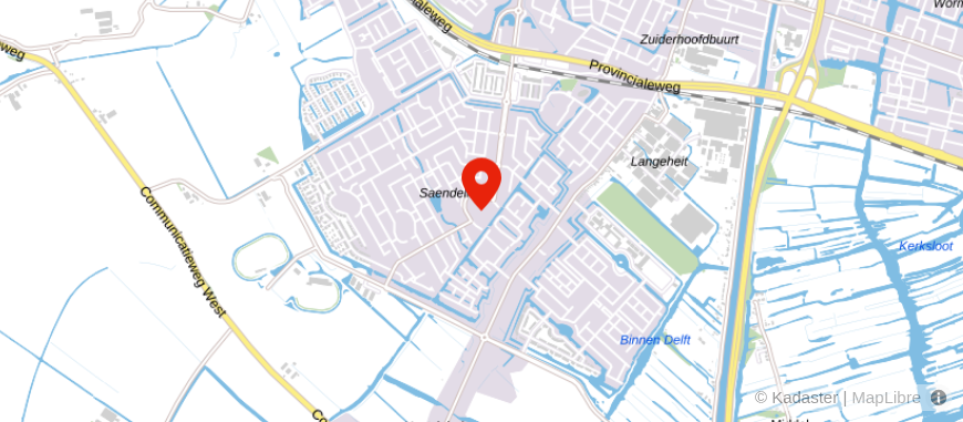 Locatie van De Hypotheekshop Assendelft