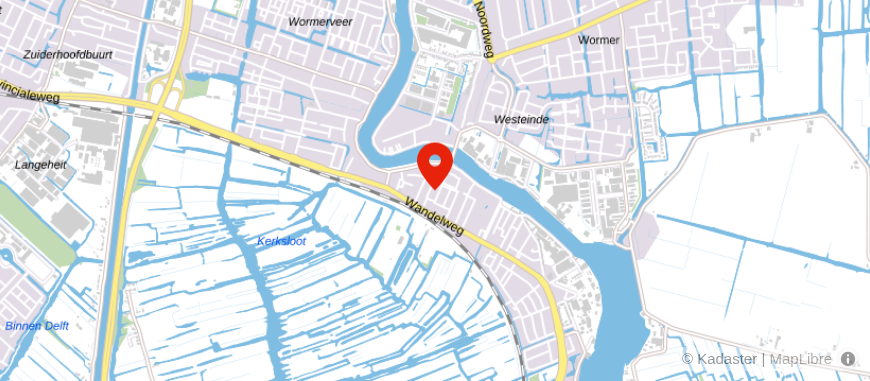 Locatie van Minnebo Financieel Advies