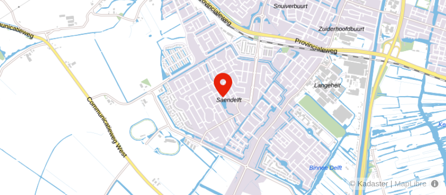 Locatie van Brantjes Makelaars Assendelft