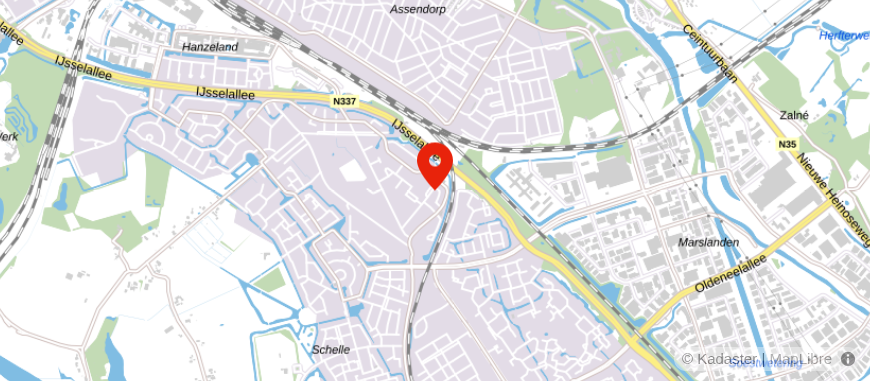 Locatie van Veldsink - Smale