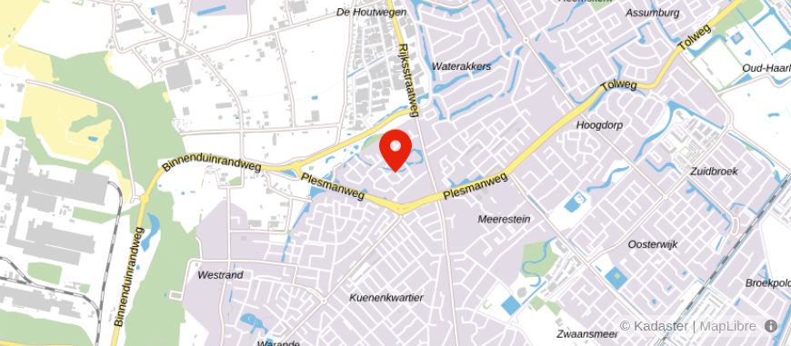 Locatie van M. Visser Fiscaal advies & Accountancy