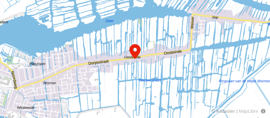 Locatie van Huiskamer Hypotheken Amsterdam-Wormerland