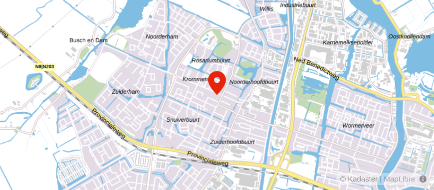 Locatie van Buro Mukro
