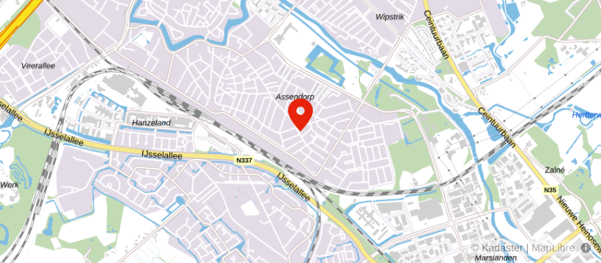 Locatie van UW VBO Makelaar