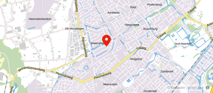 Locatie van Fiscaal Advieskantoor Van Woudenberg