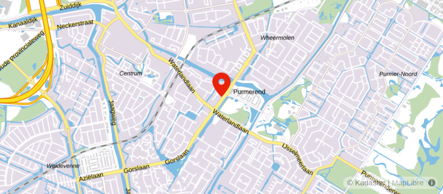 Locatie van De Hypotheekshop Purmerend Gorslaan