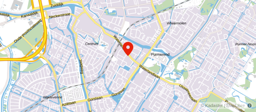 Locatie van De Hypotheekshop Purmerend De Gors