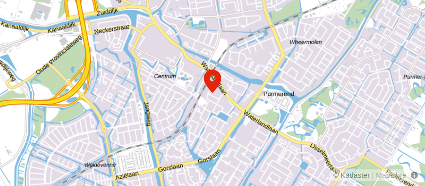 Locatie van Rabobank Purmerend (Wielingenstraat)