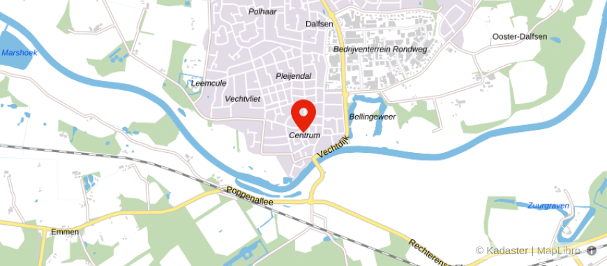 Locatie van Vechtstede Notarissen