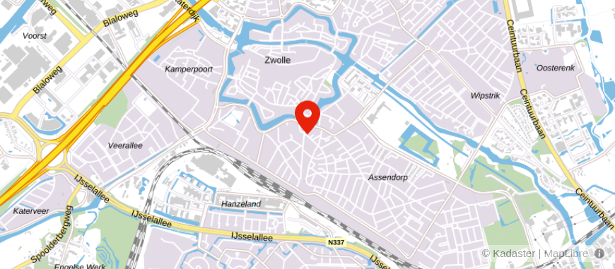 Locatie van Dalvoorde & De Leeuw