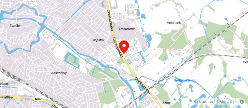 Locatie van Moore MKW - Zwolle