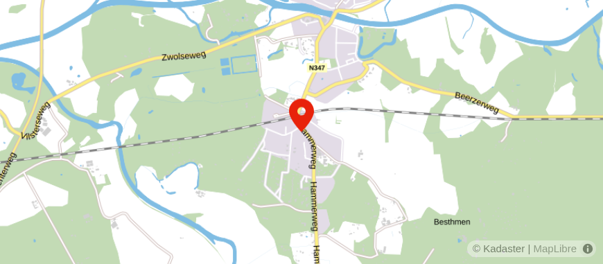 Locatie van MBG Maatbeleg