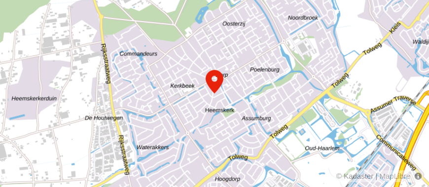 Locatie van Vita Hypotheekadvies Heemskerk