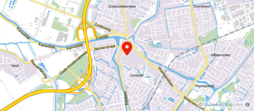 Locatie van ASN Bank Purmerend