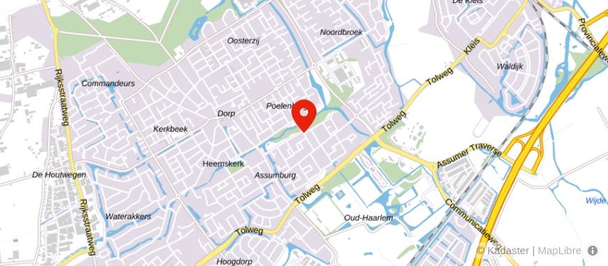 Locatie van Uitvaartverzorging IJmond uitvaartcentrum