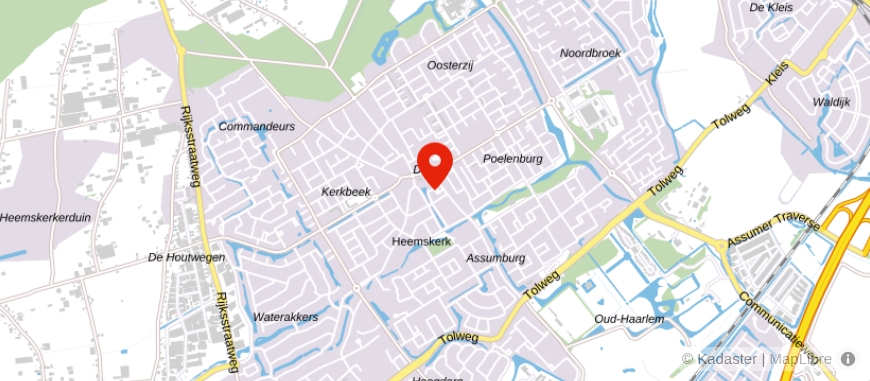 Locatie van De Hypotheker Heemskerk