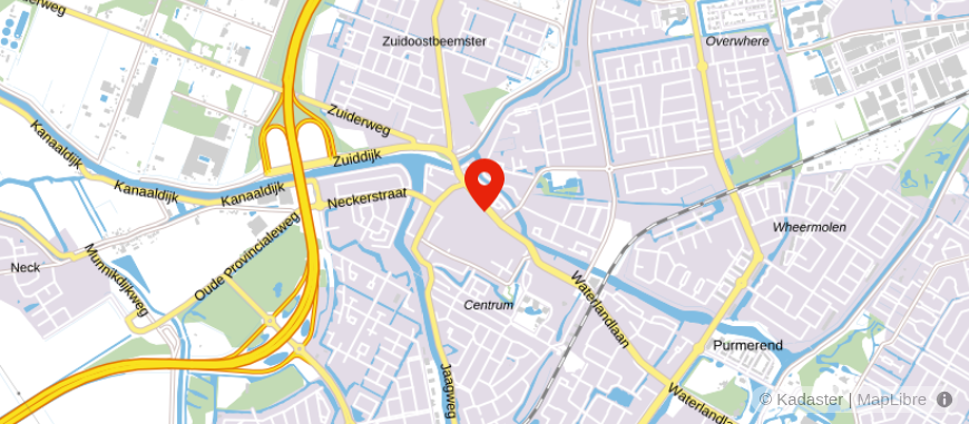 Locatie van Van Bruggen Purmerend
