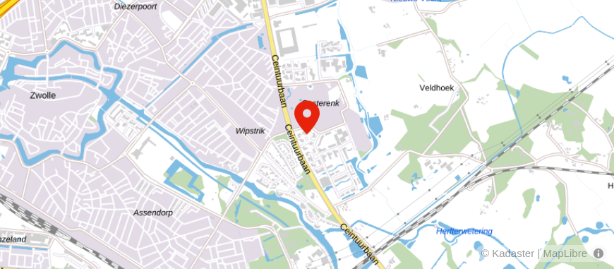 Locatie van De Scheidingsplanner Zwolle