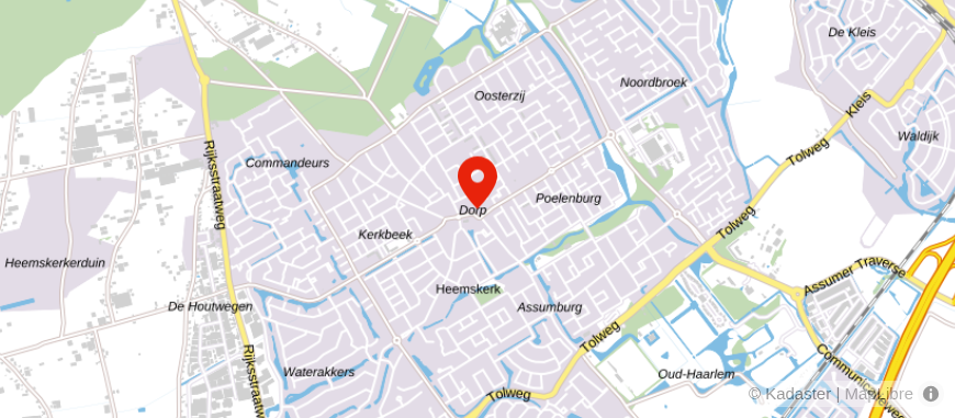 Locatie van Teer Heemskerk
