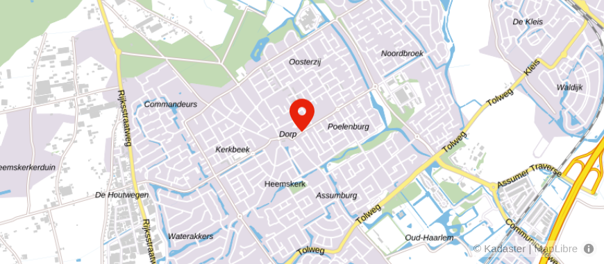 Locatie van Financieel Advies IJmond