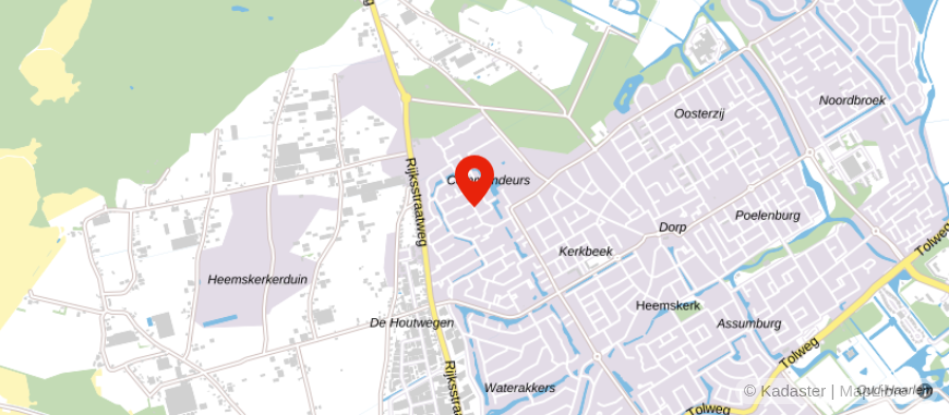 Locatie van FDC Heemskerk