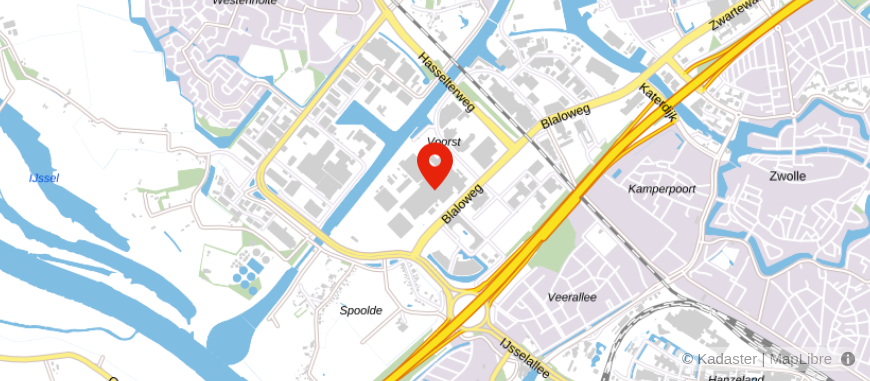 Locatie van Aon Zwolle