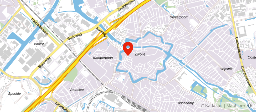Locatie van Hypotheek Visie Zwolle