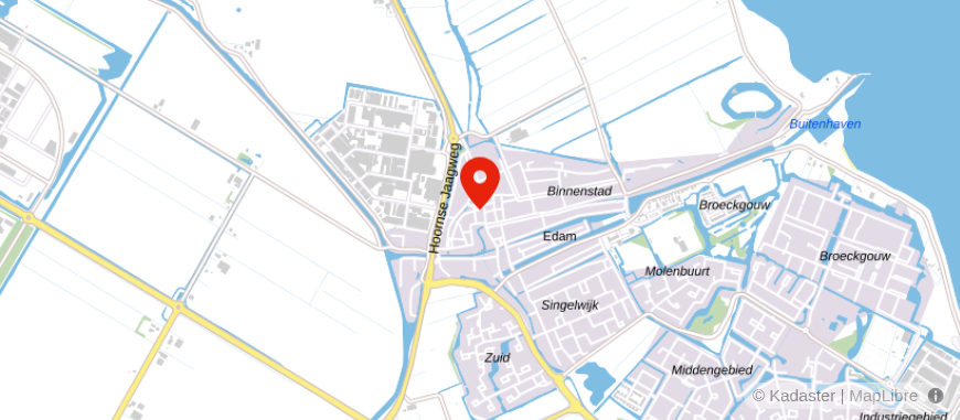 Locatie van Waterland Financiële Planning