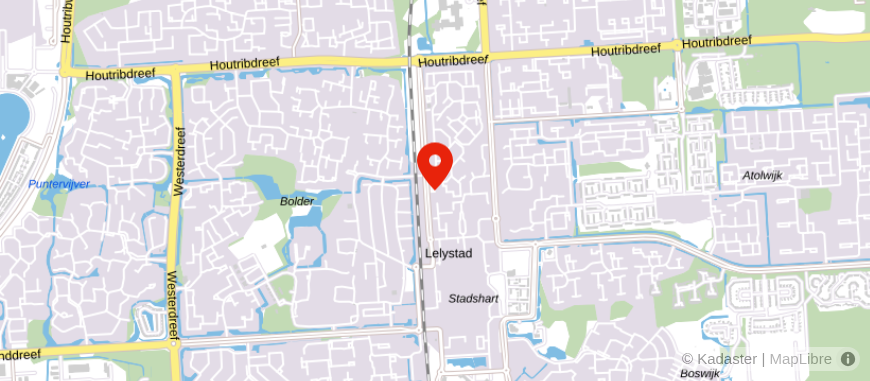 Locatie van De Hypotheker Lelystad