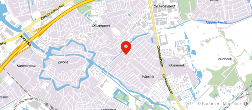 Locatie van Bureau Goudvink