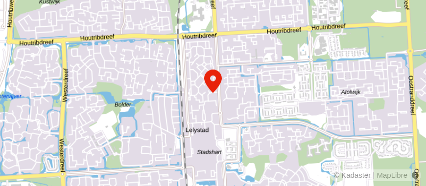Locatie van Makelaardij Van der Linden Lelystad