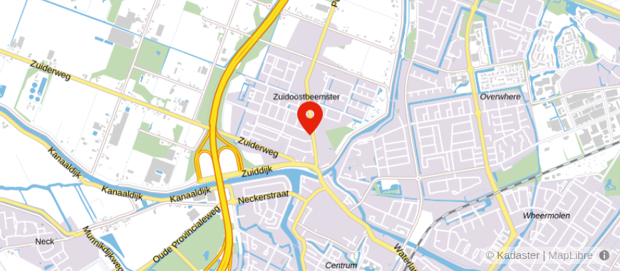 Locatie van Onesta Groep