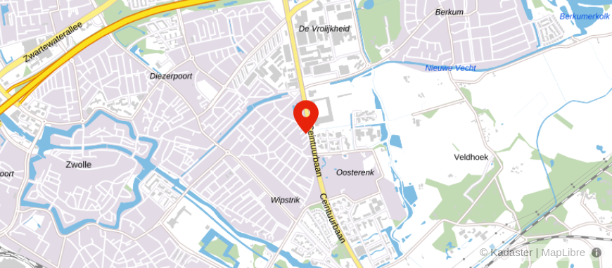 Locatie van Rodenburg Makelaars