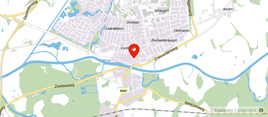 Locatie van Sallands Goed Registermakelaars & Taxateurs