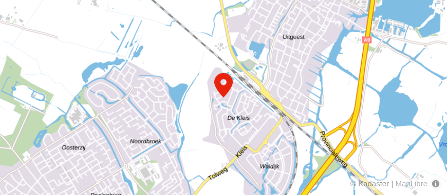 Locatie van Adviesbureau Thijn & de Graaf