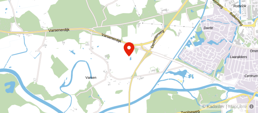 Locatie van Scheidingswijze Ommen