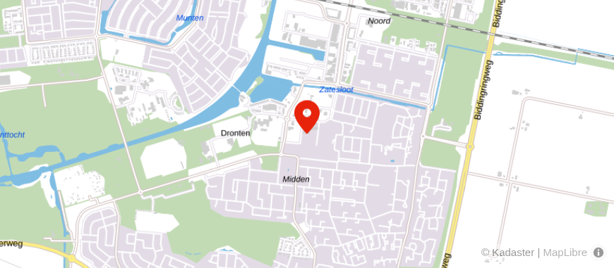 Locatie van De Hypotheekshop Dronten